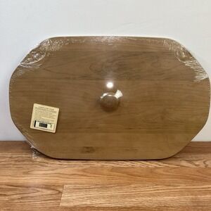 Longaberger Lid for 2006 Natures Host Work Basket, Warm Brown w/Knob 50443 NEW